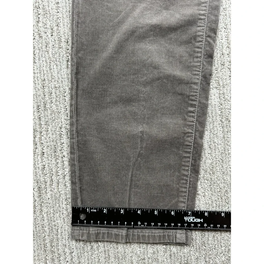 Liverpool Kingston Modern Straight Corduroy Pants Men 36x32 Brown Stretch Chino
